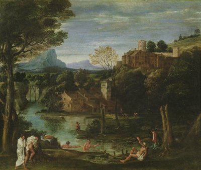 Landscape by Annibale Carracci